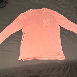 Madewell Pink Long Sleeve Shirt
